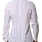 Dolce & Gabbana White MARTINI Long Sleeves Men Formal Shirt