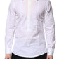 Dolce & Gabbana White Poplin Cotton Formal Men Dress Shirt