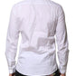 Dolce & Gabbana White Poplin Cotton Formal Men Dress Shirt