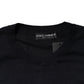 Dolce & Gabbana Black Long Sleeve CrewNeck Pullover Sweater