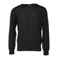 Dolce & Gabbana Gray Long Sleeve Crew Neck Pullover Sweater