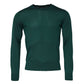 Dolce & Gabbana Green Cashmere Crew Neck Sweatshirt Sweater