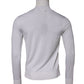Dolce & Gabbana White Wool Turtleneck Men Sweatshirt Sweater