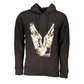 Cavalli Class "Nero Cotton Men Hoodie"
