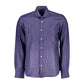North Sails Blu Linen Men Shirt