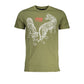 Cavalli Class Verde Cotton Men T-Shirt