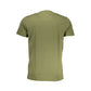 Cavalli Class Green Cotton Men T-Shirt