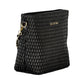 Mario Valentino Nero Poliuretano Women's Bag with Removable Shoulder Handle