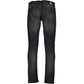 Calvin Klein Black Cotton Men's Slim-Fit Jeans