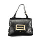 Mario Valentino Nero Poliuretano Women Bag With Adjustable Handle