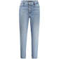 Calvin Klein Azzurro Cotton Women's Jeans