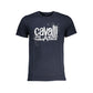 Cavalli Class Blu Cotton Men T-Shirt