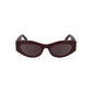Calvin Klein Rosso Acetate Women Sunglass