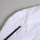 Dolce & Gabbana White Cotton GOLD Long Sleeves Formal Shirt