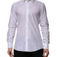 Dolce & Gabbana White Cotton MARTINI Long Sleeve Formal Shirt