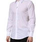 Dolce & Gabbana White MARTINI Long Sleeves Dress Formal Shirt