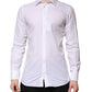 Dolce & Gabbana White GOLD Long Sleeves Dress Formal Shirt