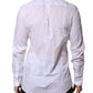 Dolce & Gabbana White MARTINI Cotton Men Dress Formal Shirt