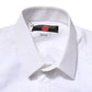 Dolce & Gabbana White GOLD Cotton Bib Dress Formal Shirt