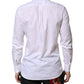 Dolce & Gabbana White MARTINI Cotton Long Sleeve Formal Shirt