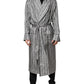 Dolce & Gabbana Multicolor Floral Robe Coat Wrap Jacket