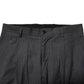 Dolce & Gabbana Gray Striped Cotton Formal Pants