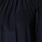 Dolce & Gabbana Blue Silk Mock Neck Long Sleeves Blouse Top