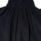 Dolce & Gabbana Blue Silk Mock Neck Long Sleeves Blouse Top