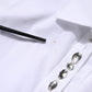 Dolce & Gabbana White Rhinestone Embellish Long Sleeves Top