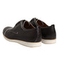 Pollini Dark Brown Leather Derby Lace Up Dress Formal Shoes