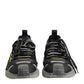 Dolce & Gabbana Multicolor Lace Up Low Top NS1 Sneakers Shoes