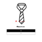 Jil Sander Black Silk Tie