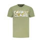 Cavalli Class Verde Cotton Men T-Shirt
