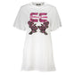 Cavalli Class White Cotton Women's Dress