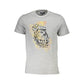 Cavalli Class Grigio Cotton Men's T-Shirt