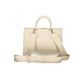 Mario Valentino Beige Polyurethane Women's Bag with Handles