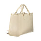 Mario Valentino Beige Polyurethane Women's Bag with Handles