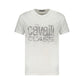 Cavalli Class Bianco Cotton Men T-Shirt