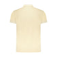 Cavalli Class Beige Cotton Men Polo Shirt