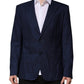 Dolce & Gabbana Blue Wool Single Breasted Suit Coat Blazer