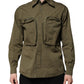 Dolce & Gabbana Army Green Button Down Long Sleeves Shirt