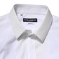 Dolce & Gabbana White Cotton GOLD Long Sleeves Dress Shirt
