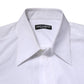 Dolce & Gabbana White Cotton Long Sleeves Dress Shirt