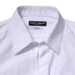 Dolce & Gabbana White Cotton GOLD Long Sleeves Dress Shirt