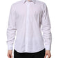 Dolce & Gabbana White Cotton STAFF Long Sleeves Formal Shirt