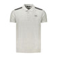 Cavalli Class Grigio Cotton Men's Polo Shirt