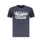 Cavalli Class Blu Cotton Men T-Shirt