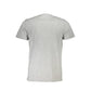 Cavalli Class Grigio Cotton Men T-Shirt