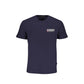 Napapijri Blue Organic Cotton Men T-Shirt