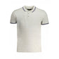 Cavalli Class Grigio Cotton Men Polo Shirt